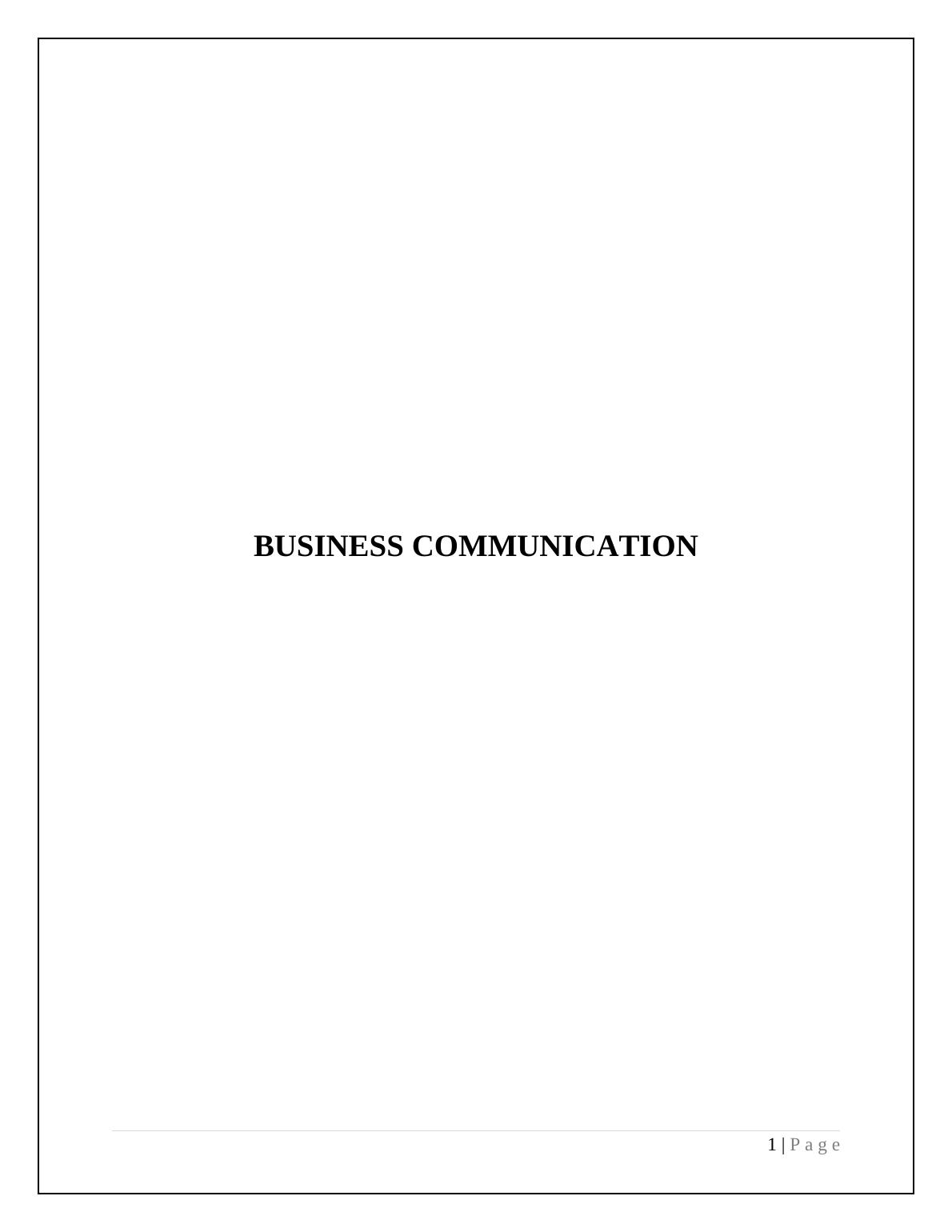 Importance of Workplace Environment in Business Communication_1
