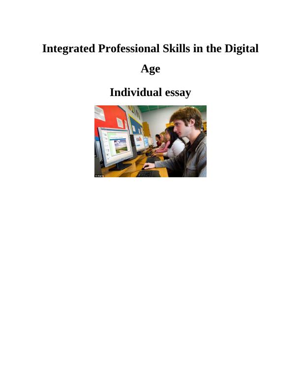 Integrated Professional Skills in the Digital Age Individual Essay_1