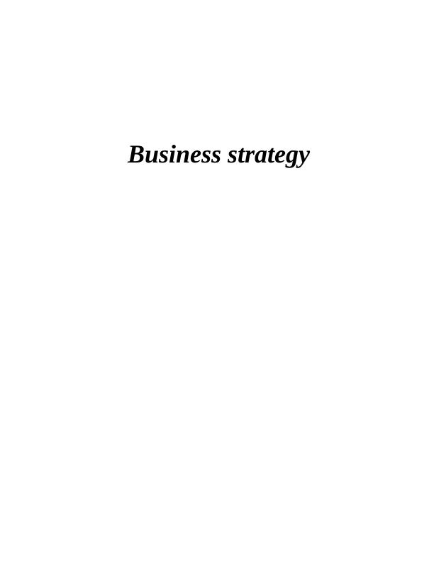 Business strategy on Tesla Assignment Sample_1