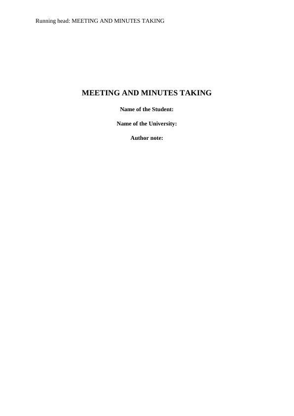 Meeting and Minutes Taking_1
