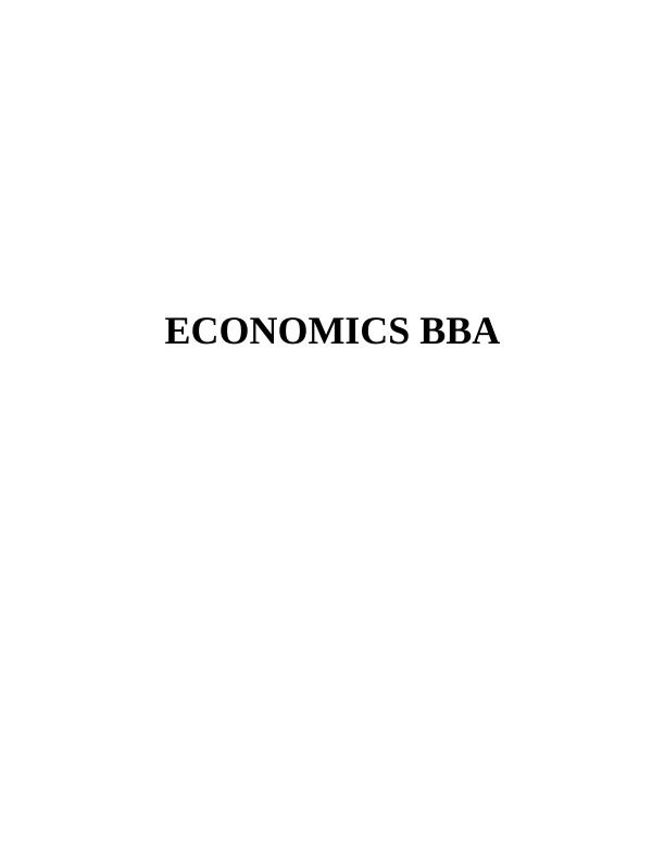 Equilibrium Price Concept in Economics : Report_1