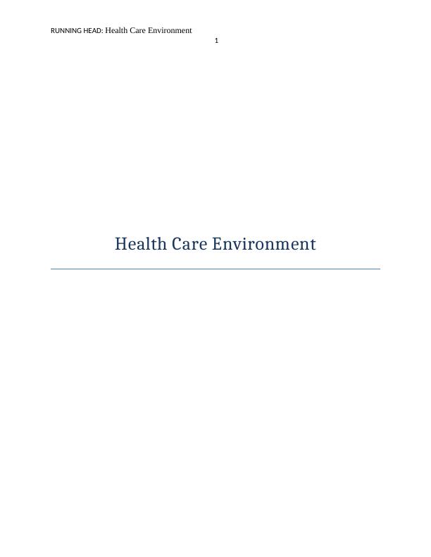 MOD004054: Healthcare Environment_1