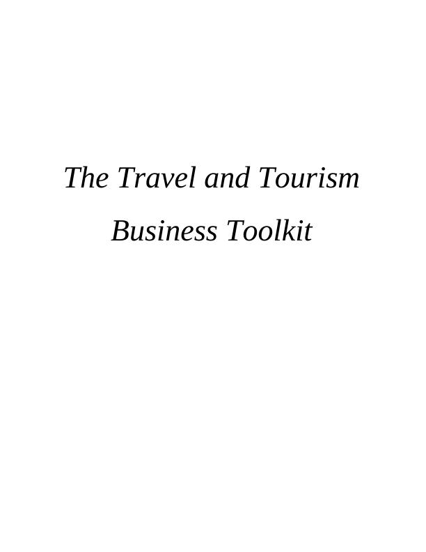 Travel and Tourism Business Toolkit - Titan Travels Assignment Sample_1