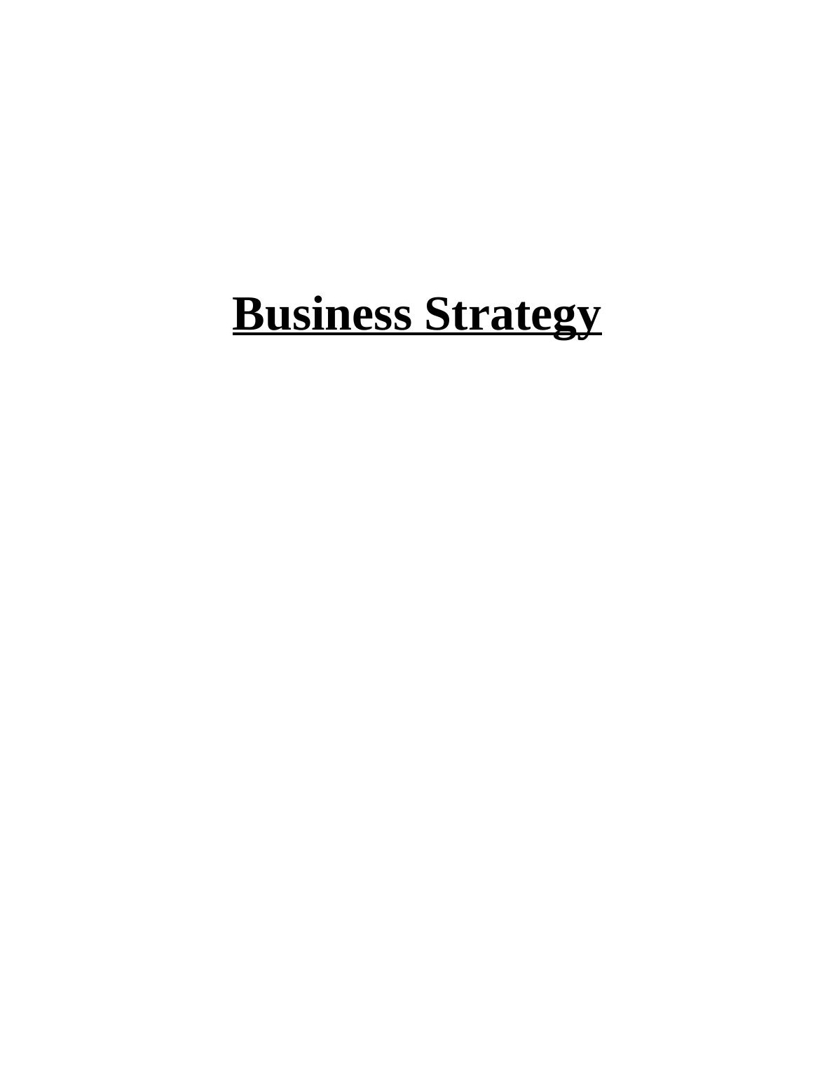 Business Strategy Assignment - Vodafone Telecom Company_1