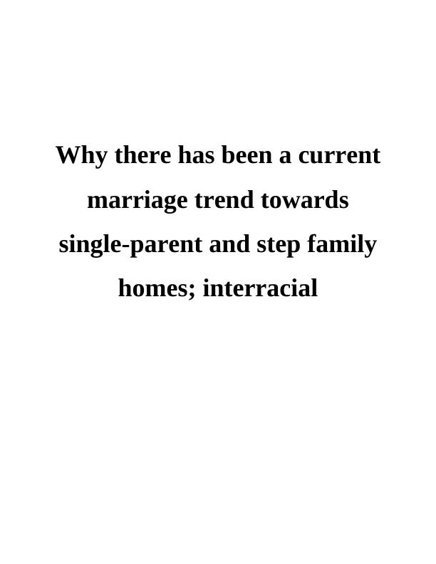 Essay on Marriage and Family_1