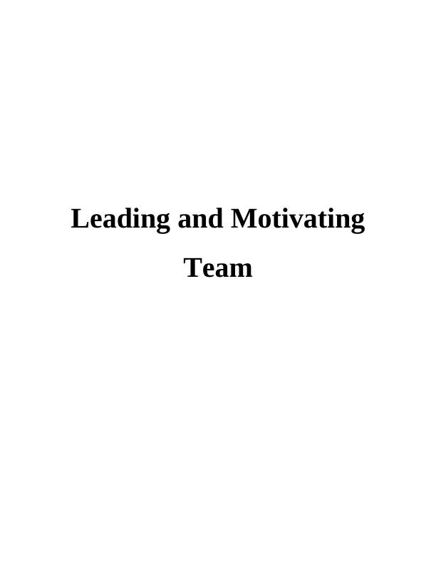 Leading and Motivating Team_1
