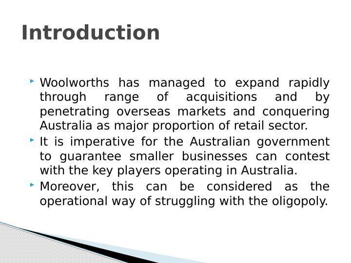 Woolworths: PESTEL and Porter's Five Forces Analysis_2