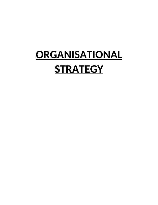 Organisational Strategy - Adnams Assignment_1