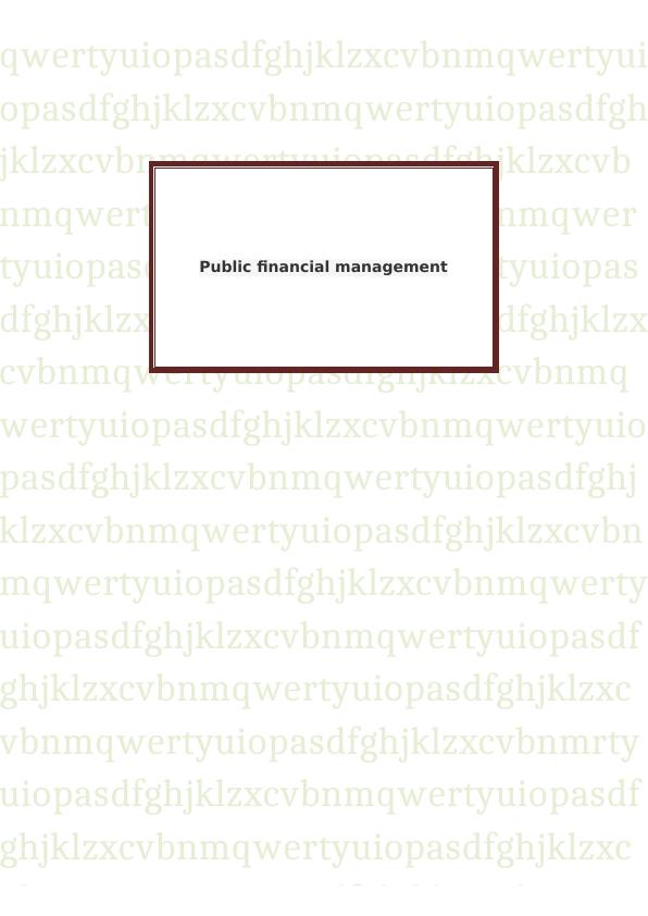 Public Financial Management_1