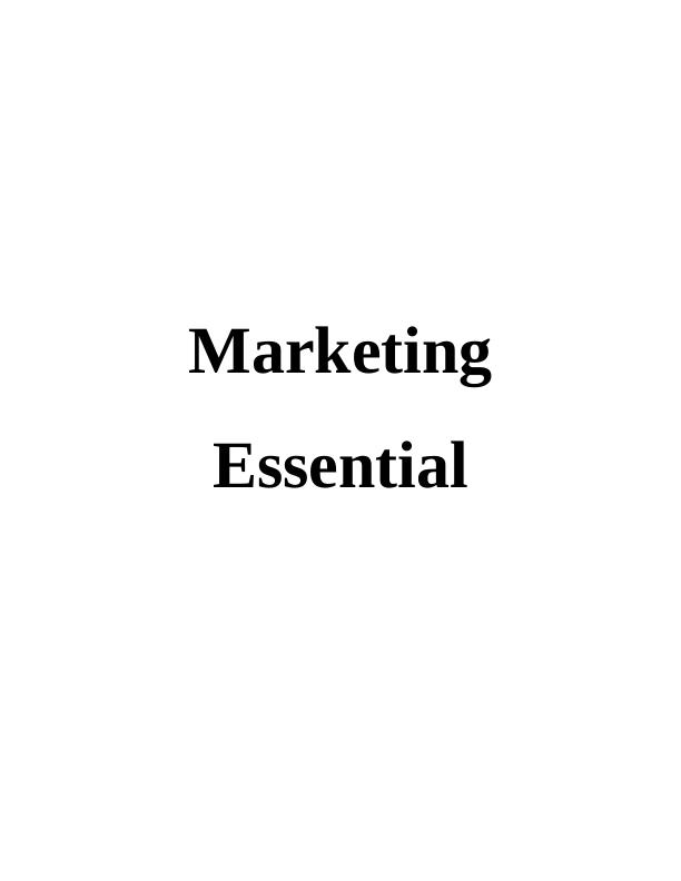 Marketing Essential - Assignment (pdf)_1