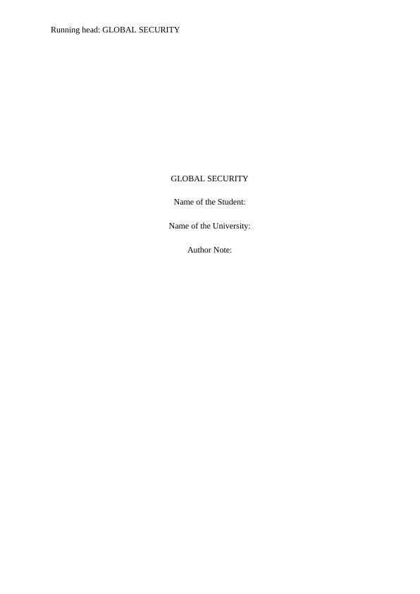 Global Security  Assignment PDF_1