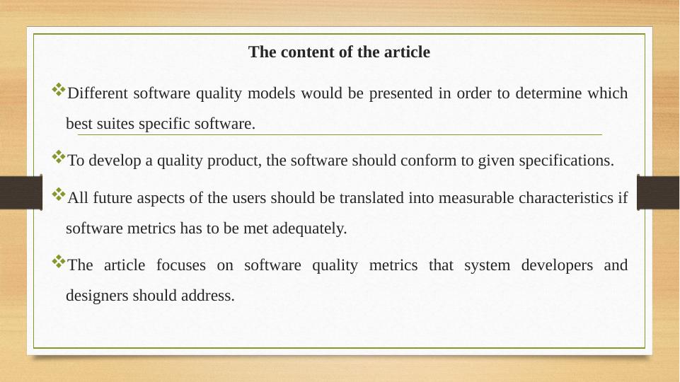 Software Quality Metrics and Models_4