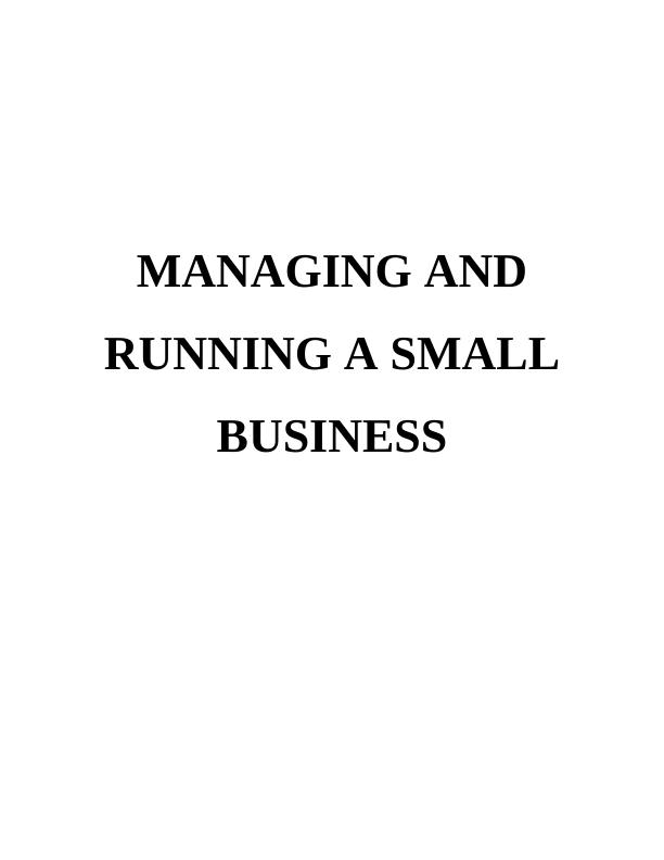 Managing and Learning a Small Business_1