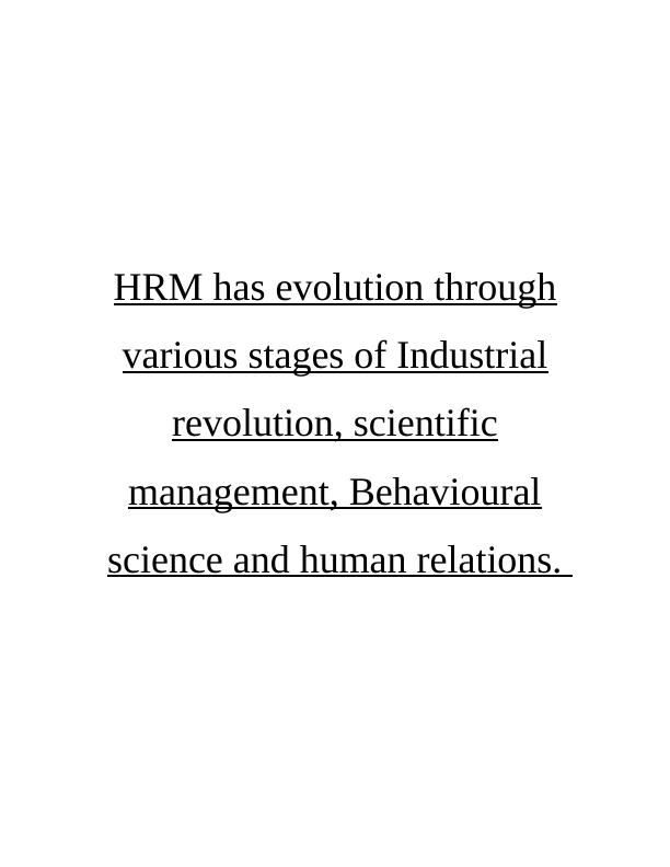 Evolution of HRM through Various Stages_1