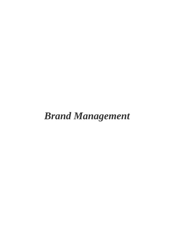 Essay on Brand Management of Coca-Cola_1
