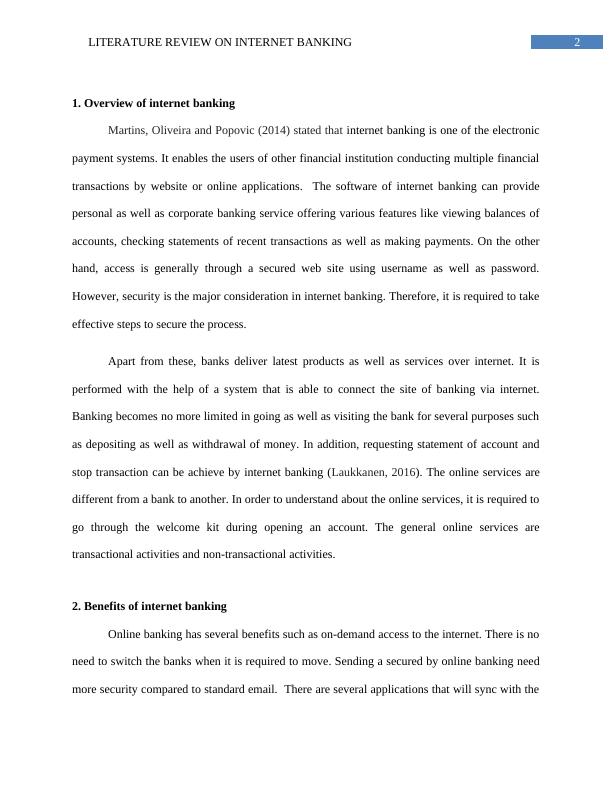 literature review of internet banking of sbi
