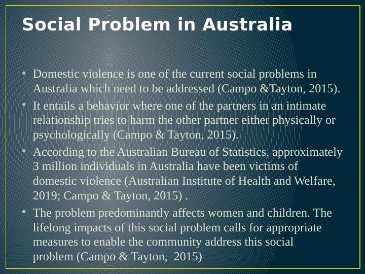 Report on Social Problems in Australia 2022_3