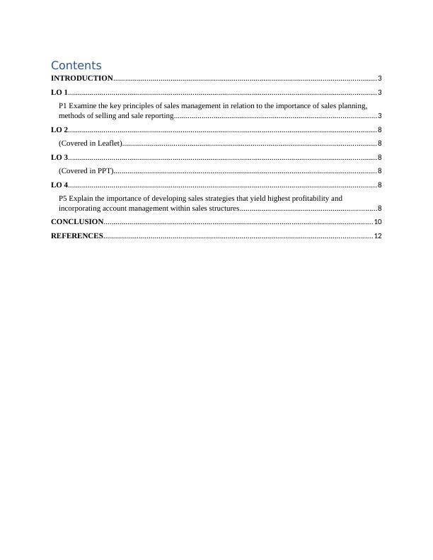 Key Principles of Sales Management and Developing Sales Strategies