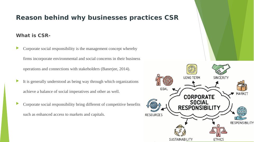 Reasons for Practicing Corporate Social Responsibility_4