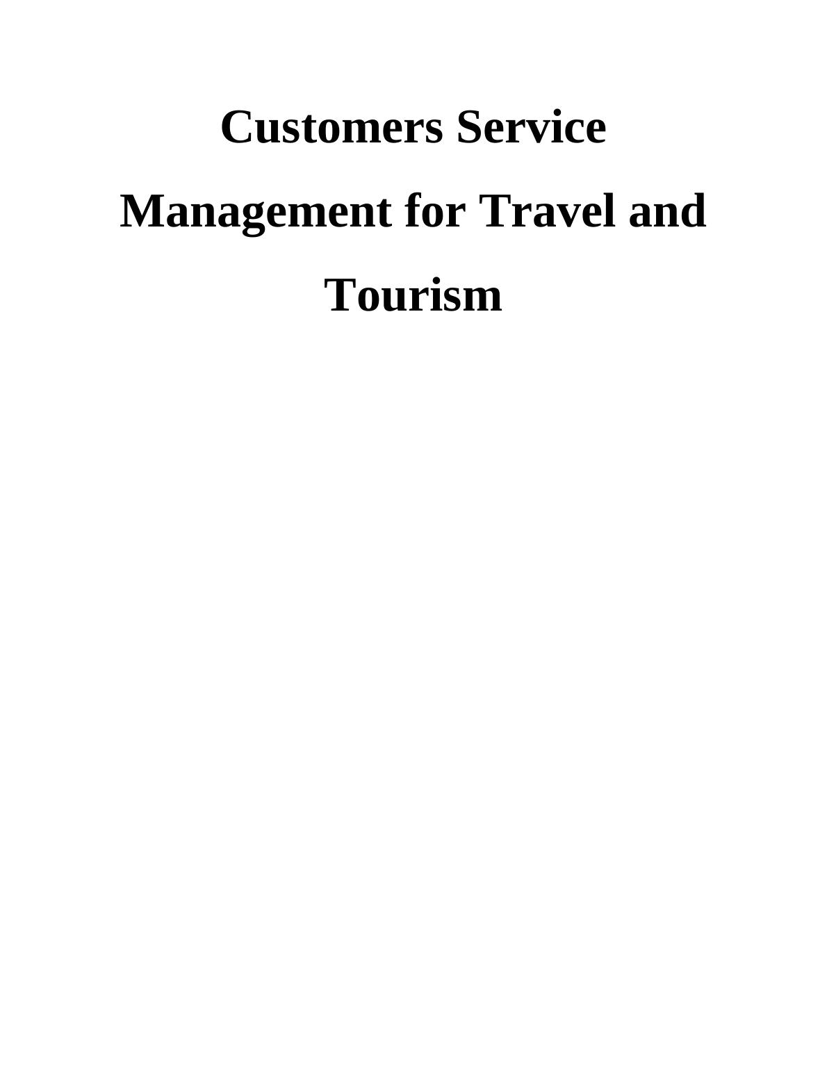 Center Parcs Customer Service Management