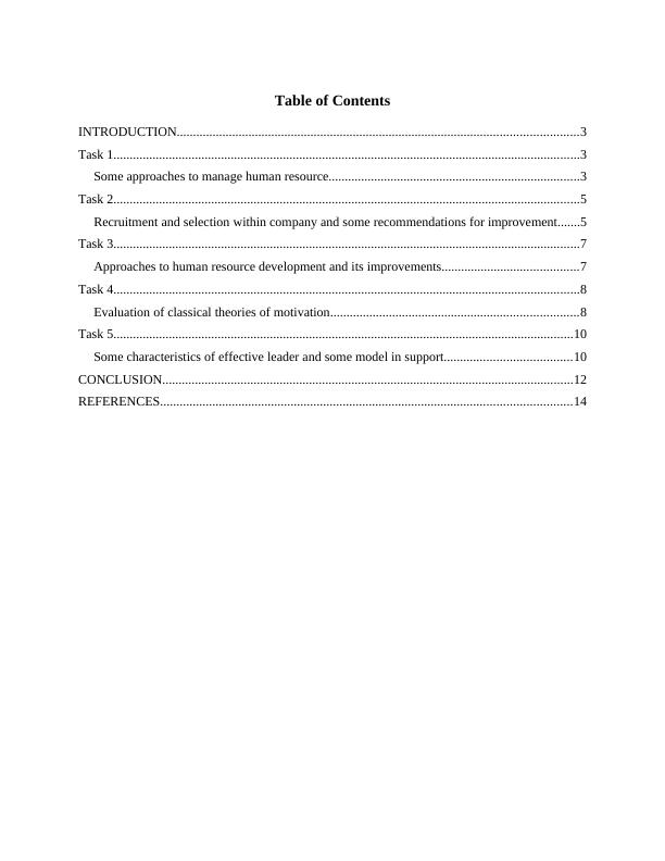 (PDF) Managing Human Capital And Leadership | Assignment_2