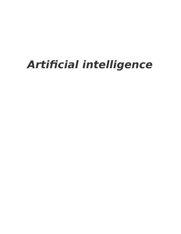 (PDF)  Artificial intelligence_1
