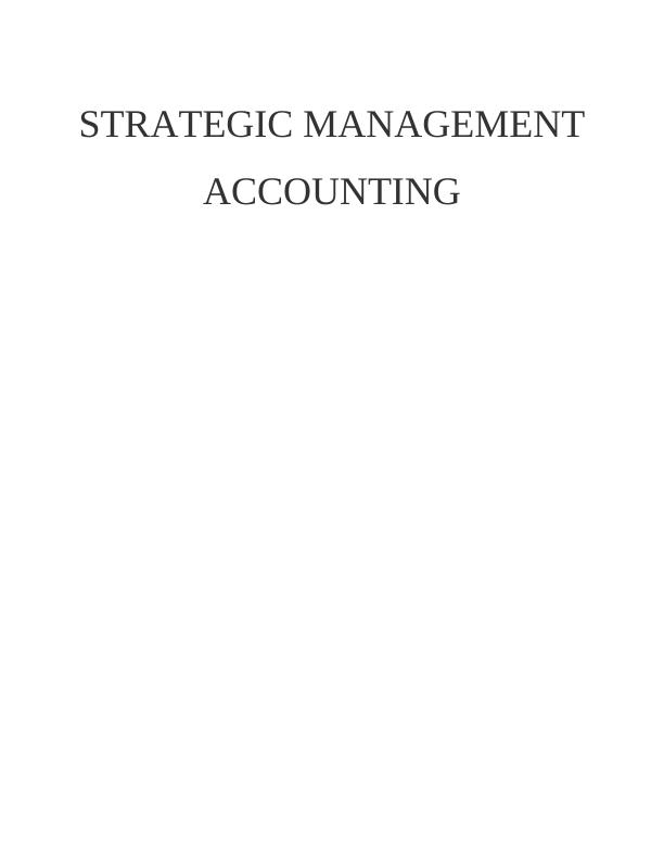 Strategic Management Accounting - Tata Steel_1
