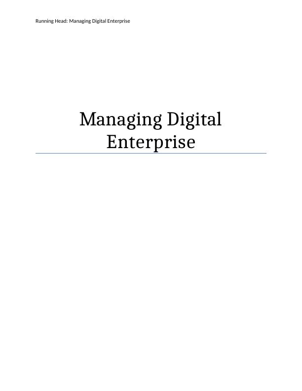 Managing Digital Enterprise- Dell_1