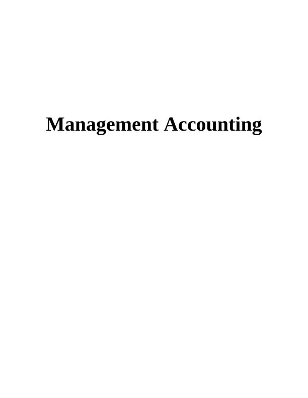 (DOC)Management Accounting_1