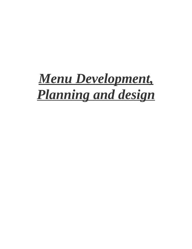Menu Development: Principles, Requirements, and Evaluation_1