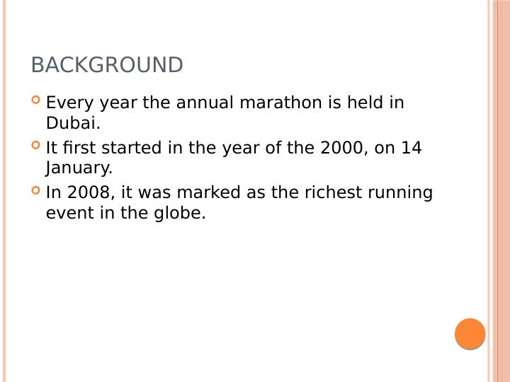 The Dubai Marathon Campaign Proposal Name of the University Background_2