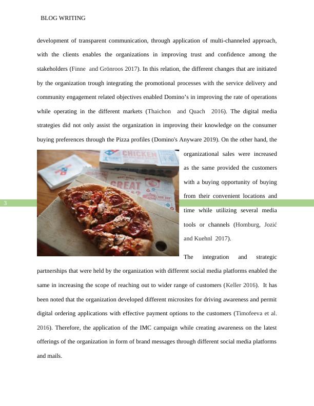 Integrated Marketing Communication: a Case of Domino's AnyWare What is IMC?_4