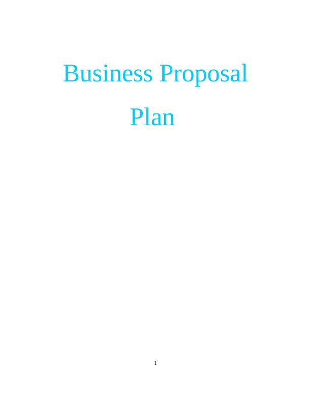 Business Proposal Plan Doc_1