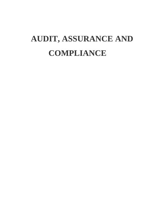 Assurance, Audit and Compliance - Milton_1