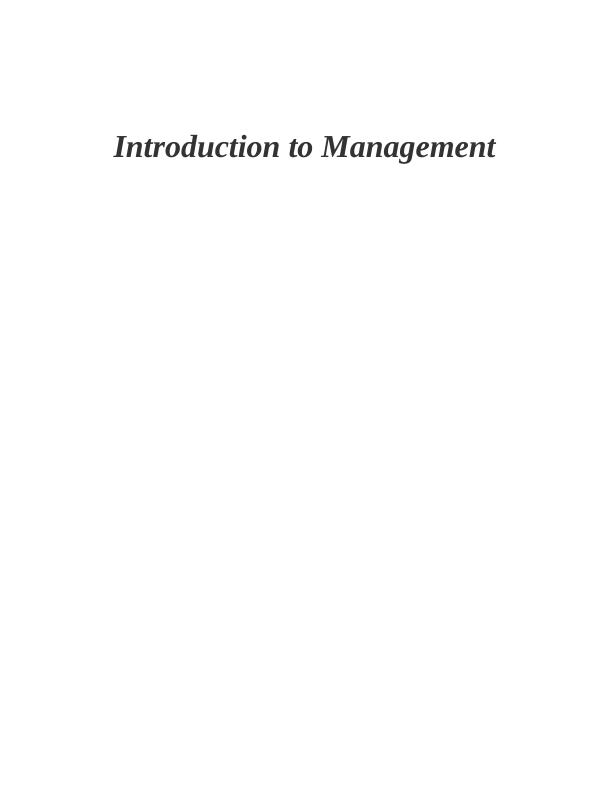 Management Theory Assignment - The Imperial Hotel_1