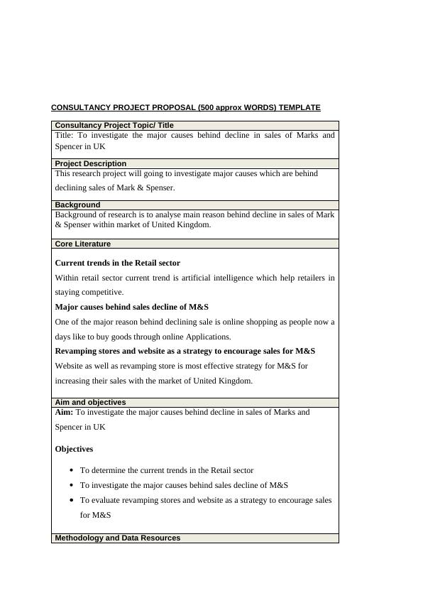 Research Project Assignment Marks & Spencer (Doc)_1