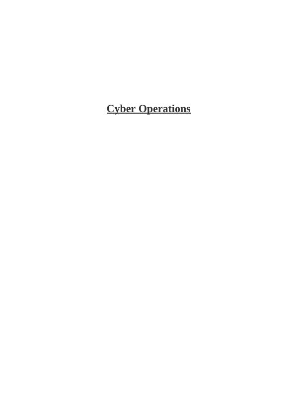 Cyber Operations: Principles, Analysis, and Security_1