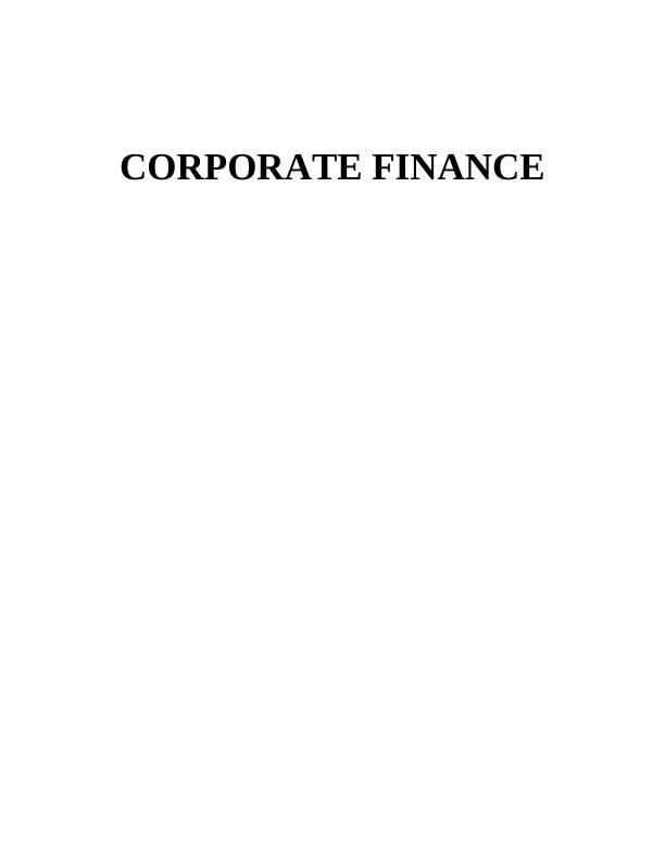 CORPORATE FINANCE INTRODUCTION_1
