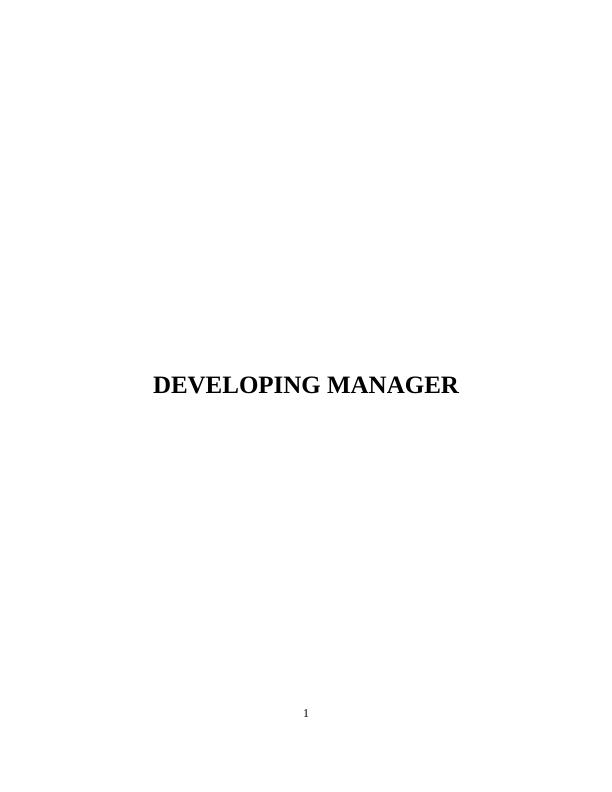 Management Styles Of Manager_1