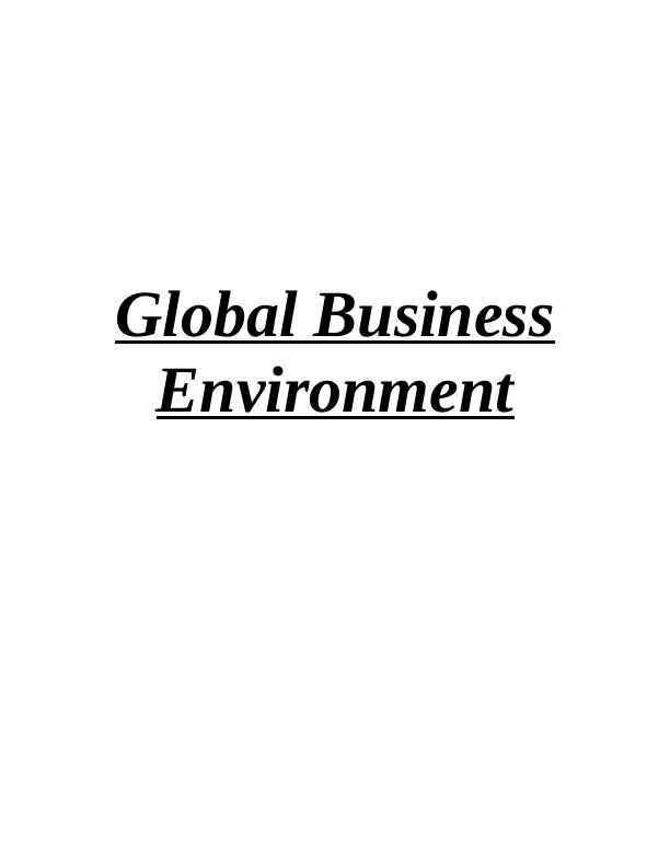 Global Business Environment: Key Factors and Challenges_1