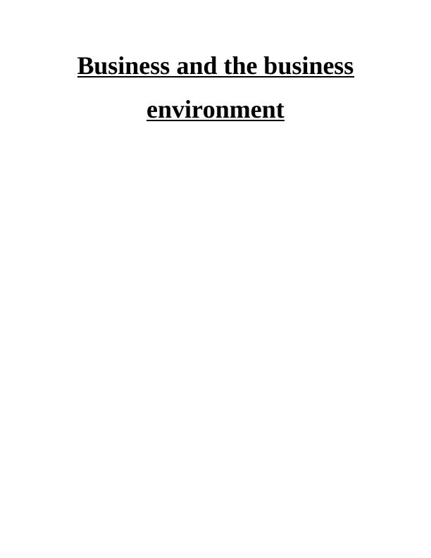 Business and the Business Environment - Toyota_1