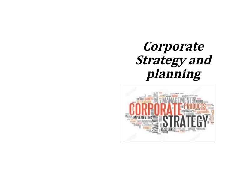 Corporate Strategy and Planning_1
