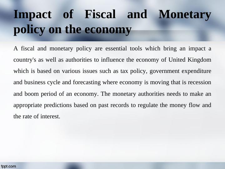 Role of Fiscal and Monetary Policy in UK_6