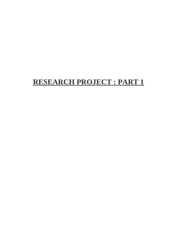 4.1.9 write prepare a research project part 1