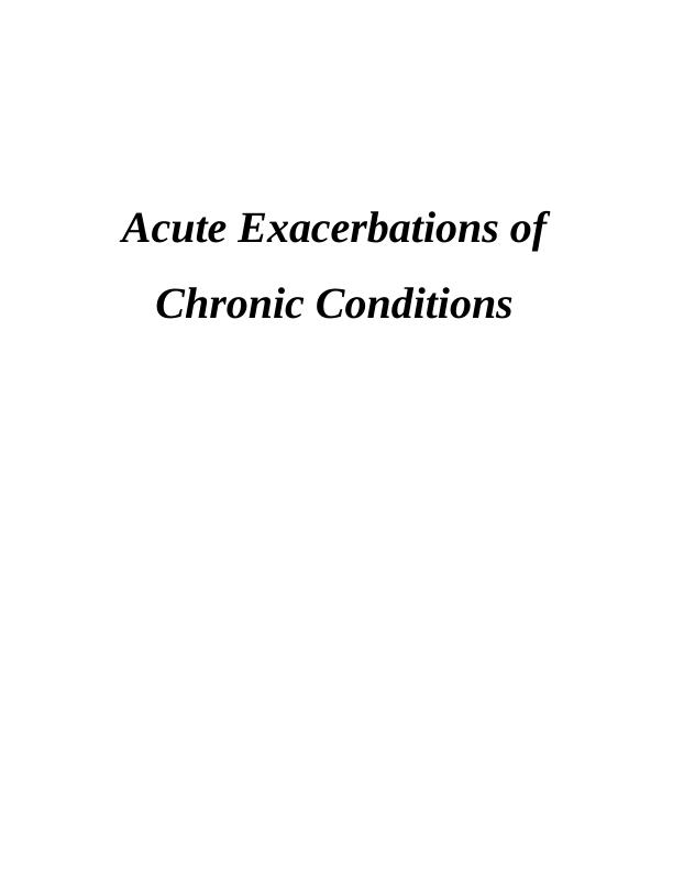 Acute Exacerbations of Chronic Conditions_1