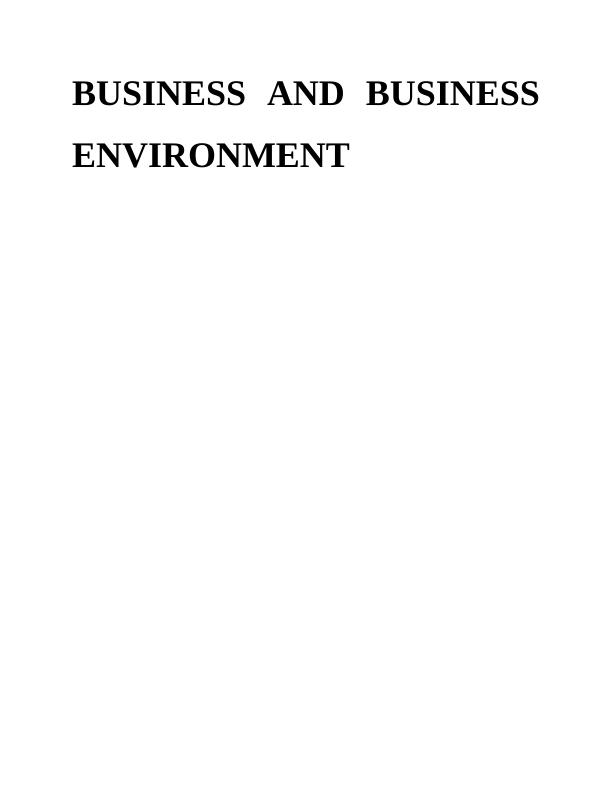 Business Environment - McDonald's_1