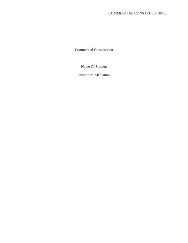 Role of National Construction Code in Commercial Construction_1