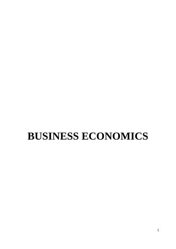Business Economics on Asda Store Ltd- Report_1