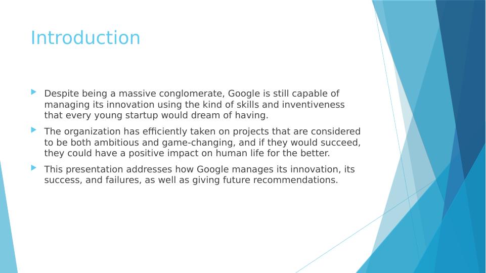 Google’s Innovation - Assignment_2