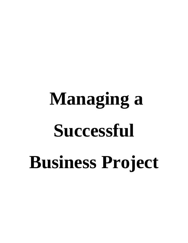 Managing a Successful Business Project :  Nestle_1